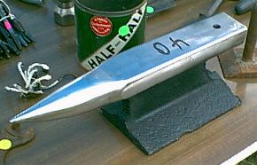 Well finished and polished RR-rail anvil.