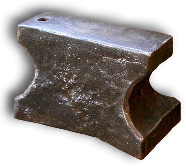 Back side or Church Window Anvil