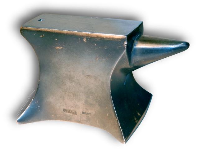 Silver Colonial Williamsburg Retirement Anvil