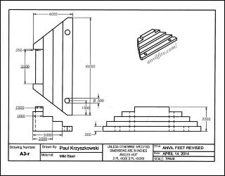 2D Anvil Feet Detail