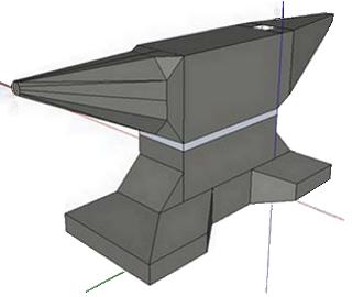 3D Anvil Rendering