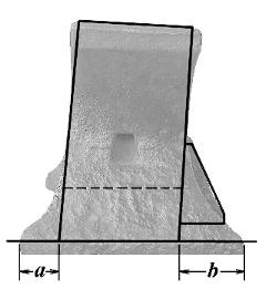 Anvil geometry diagram