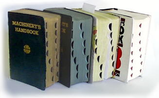 Machinery's Handbooks with thumb tabs
