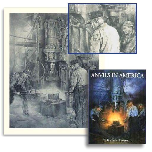 The last Anvil Makers print and painting by Nathan Green