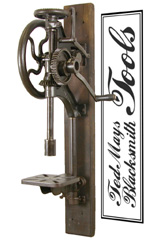 Hand-Crank Drill Press