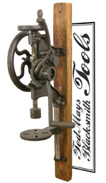 Hand-Crank Drill Press