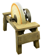 Large Grindstone on Stand