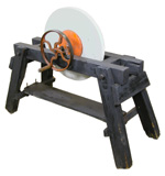 Large Grindstoen on Stand