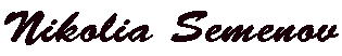 Nikolia Semenov