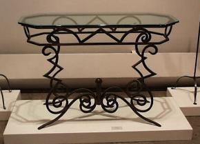 Table with glass top