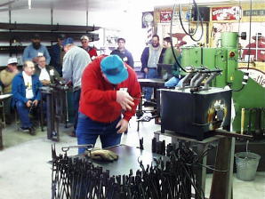 Interior of Dan's shop