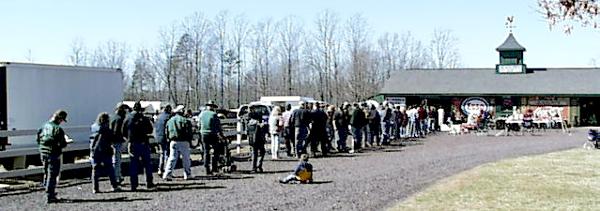 Lunch line at Hammerfest